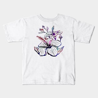 Hibiscus Flower Kids T-Shirt